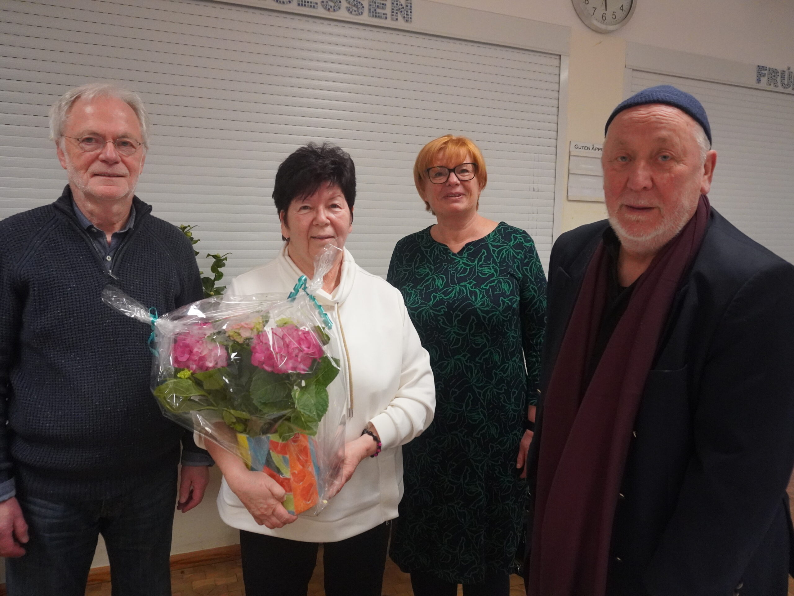 Dr. Wolfgang Werner, Evemarie Schnepel, Rola Zimmer und Justus Lencer