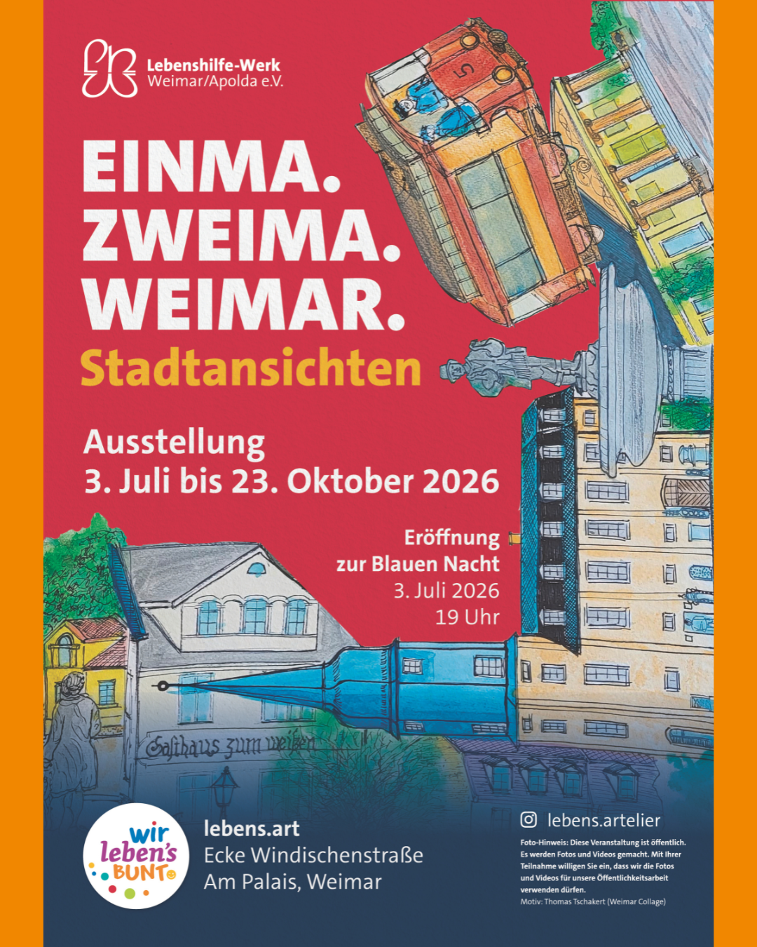 Ausstellung Lebensartelier_Stadtansichten Juli bis Oktober 2026